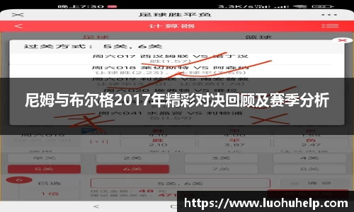 尼姆与布尔格2017年精彩对决回顾及赛季分析